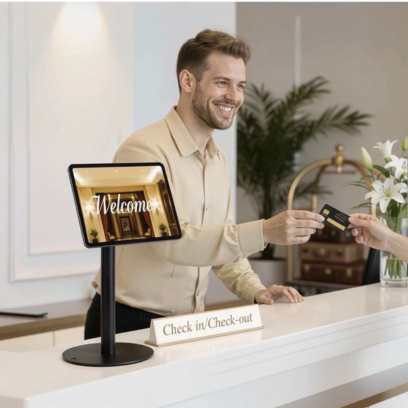 monTEK Anti-theft Tablet Stand Compatible With Apple Samsung 7”-15” Size Tablets - Picture 5 of 7